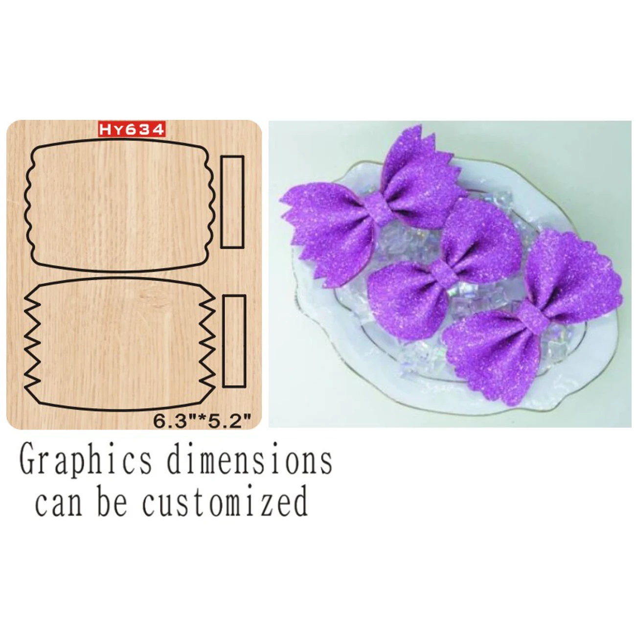 

bow cutting dies 2019 new die cut &wooden dies Suitable for common die cutting machines on the market