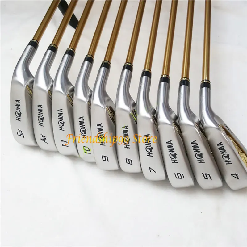 Новые клюшки для гольфа HONMA S 05 4 звезды утюги 11.A.S клубов графитовый Вал R/S гибкий