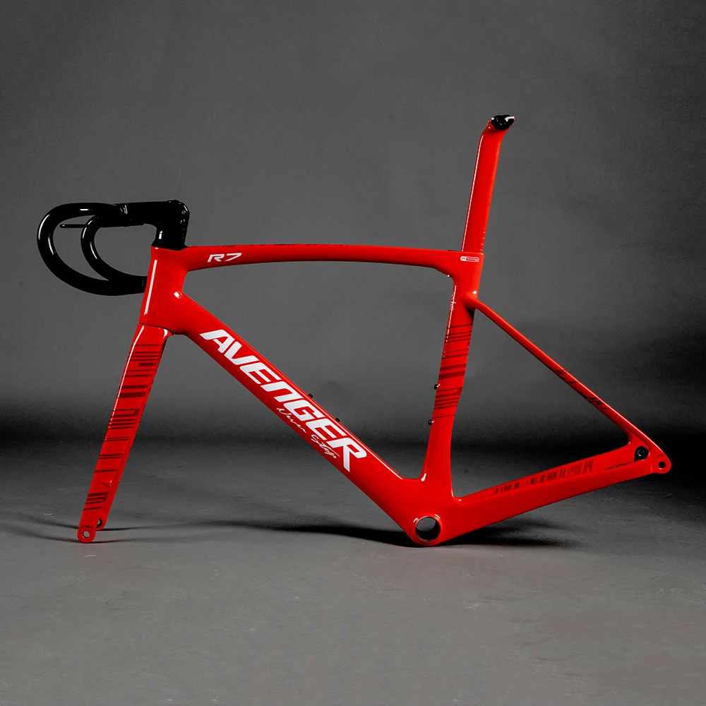 Marco de carbono para bicicleta, marco de carbono R7 diseño de Cable oculto, Cuadro De carbono chino, OEM, venta al por 2019|Cuadro de bicicleta| -