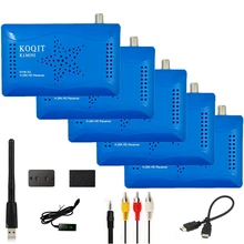Wholesale DVB-S2 Digital Satellite Receiver TV Tuner + Wifi Antenna Support Two USB Host IKS CS Cline Decode Biss key Youtube
