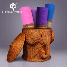 Спорт Фитнес Yoga коврик isointernational Классический 8 mmpvc измерения Yoga коврик комплект из 2 предметов DHL