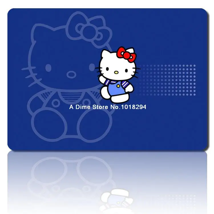 Hello Kitty коврик для мыши синий Корейский коврик ноутбук Аниме Коврик для мыши передач Notbook компьютерная игровой коврик для мыши геймер