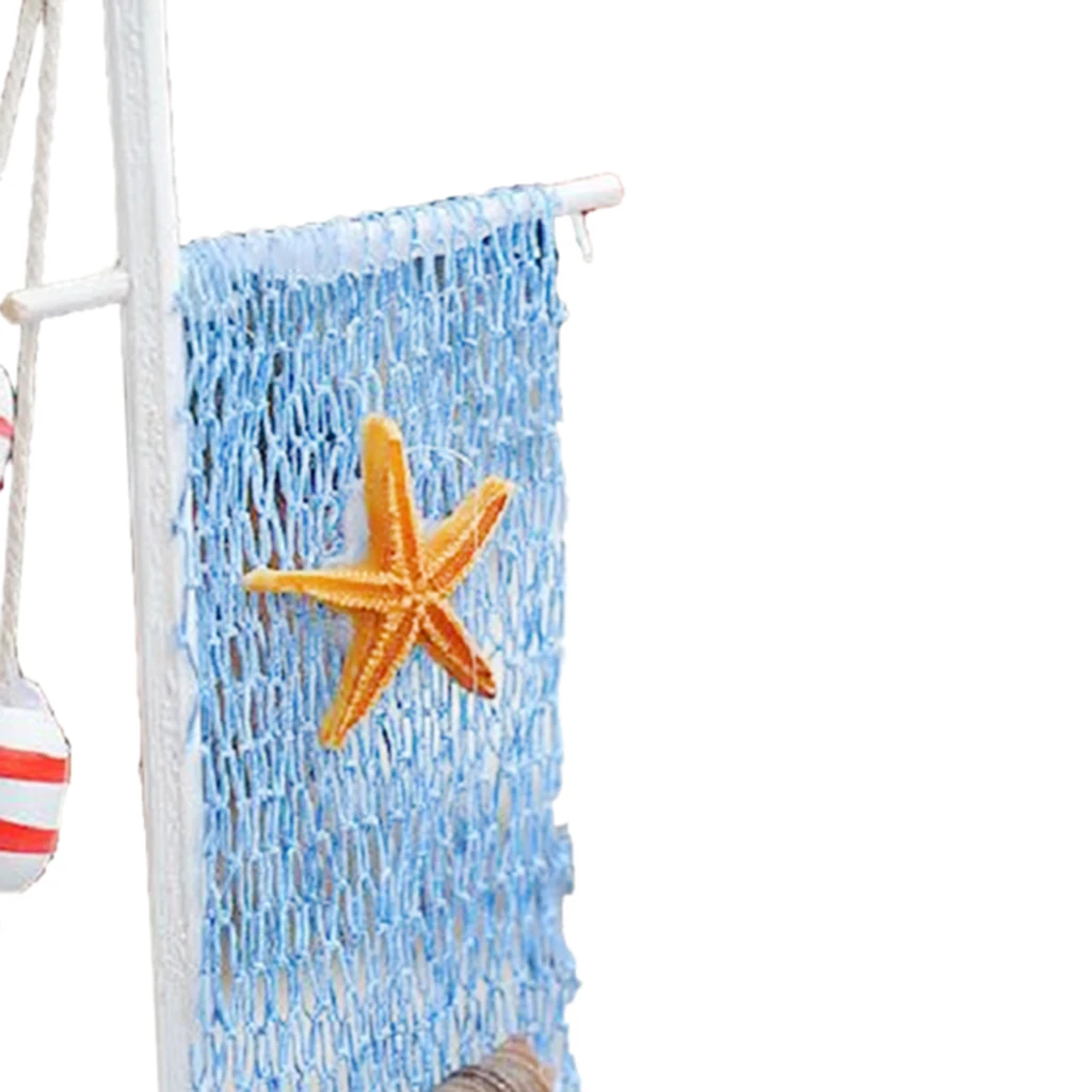 Mediterranean Nautical Tropical Fishing Net Sailing Decor Home Ornament #5