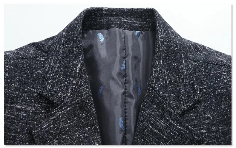 Mwxsd бренд высокое качество мужской повседневный полосатый костюм Блейзер модный мужской пиджак блейзеры Мужской приталенный осенний Блейзер homme