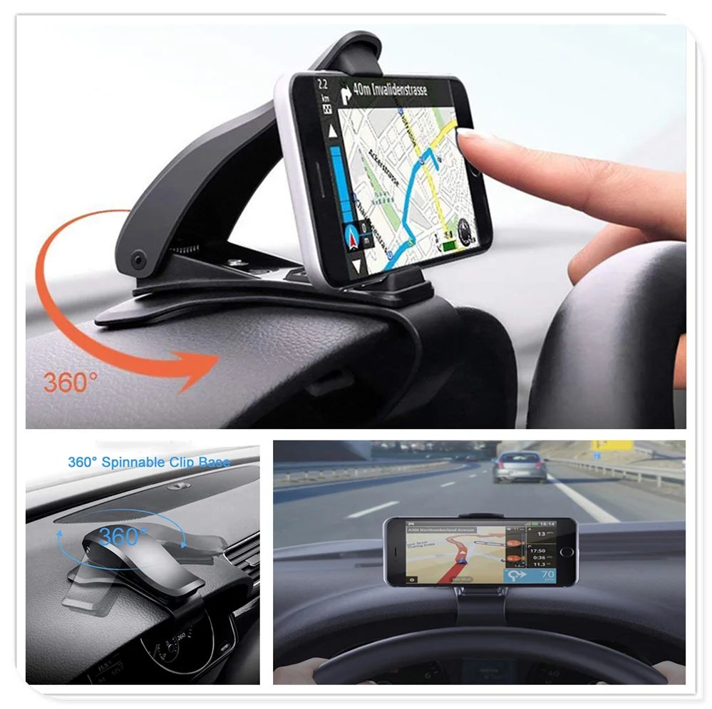 

Car Phone Dashboard Holder Mobile Stand Mount for Jeep Renegade Cherokee Wrangler Compass Patriot Santafe i20 i30