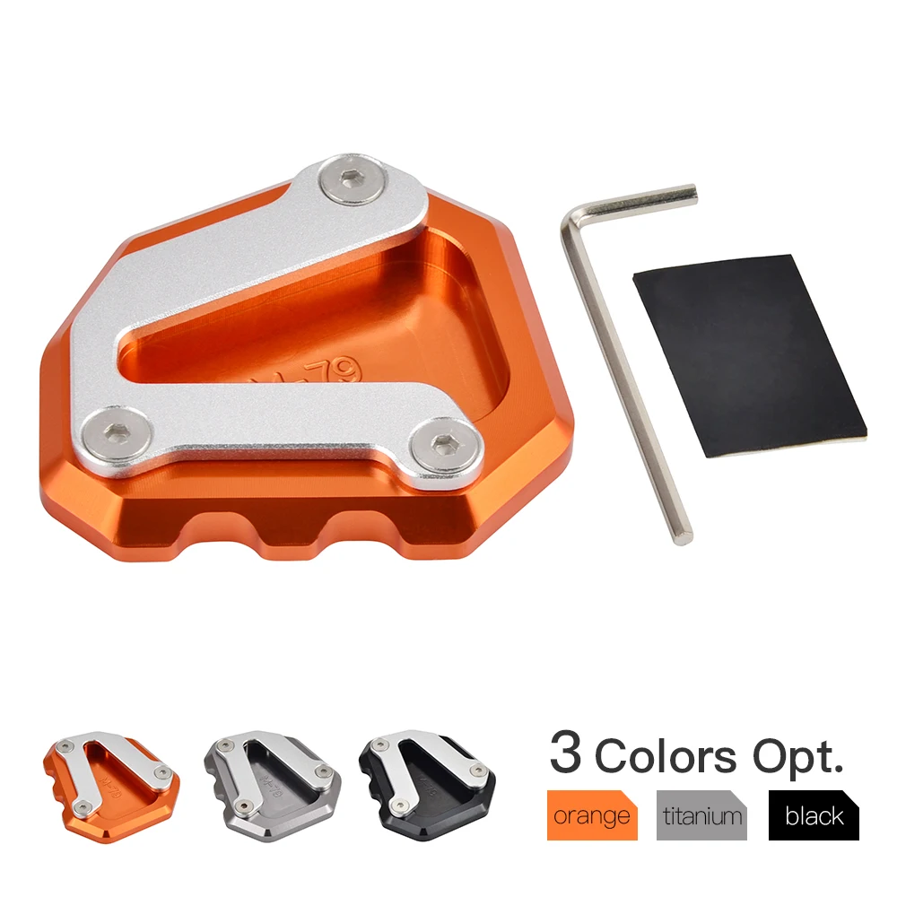 Kickstand Side Stand Pad For KTM 790 Duke Duke790 2018 2019 Motorcycle Foot Sidestand Enlarge