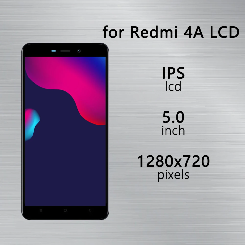 5,0 дюймовый ЖК-дисплей класса AAA для Xiaomi Redmi 4A, кодирующий преобразователь сенсорного экрана в сборе, замена экрана для Redmi 4A