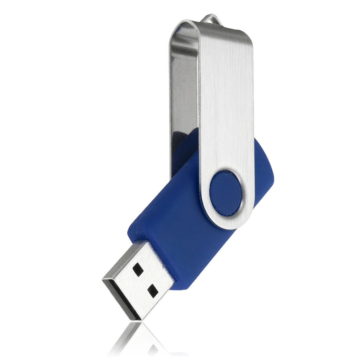 1 Мб мини поворотный USB флеш-накопитель ручка-накопитель USB карта памяти флеш-накопитель usb 2,0 флешка - Цвет: Синий