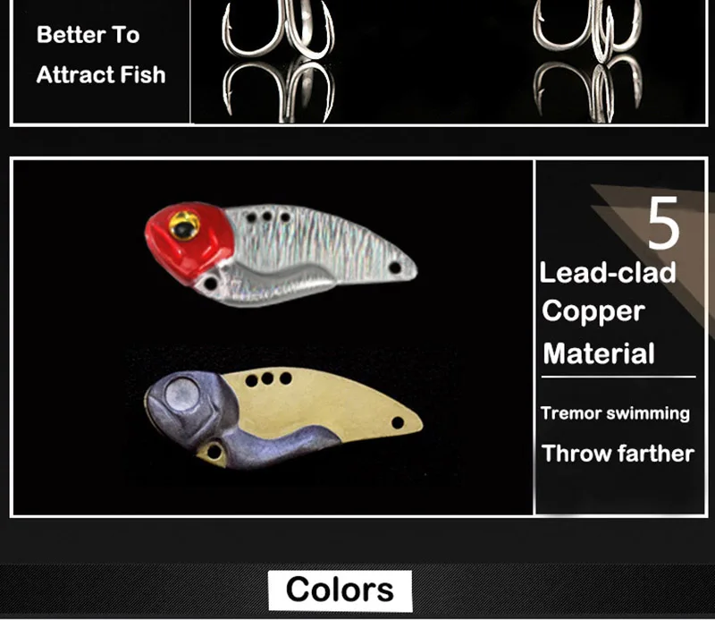 OUTKIT 1 шт. 5 г/8 г/14 г/21 г Металл VIB рыболовная приманка кренкбейт бас кривошипная Приманка ВЧ с 2 крючками ложка приманка свинцовая приманка для рыбы