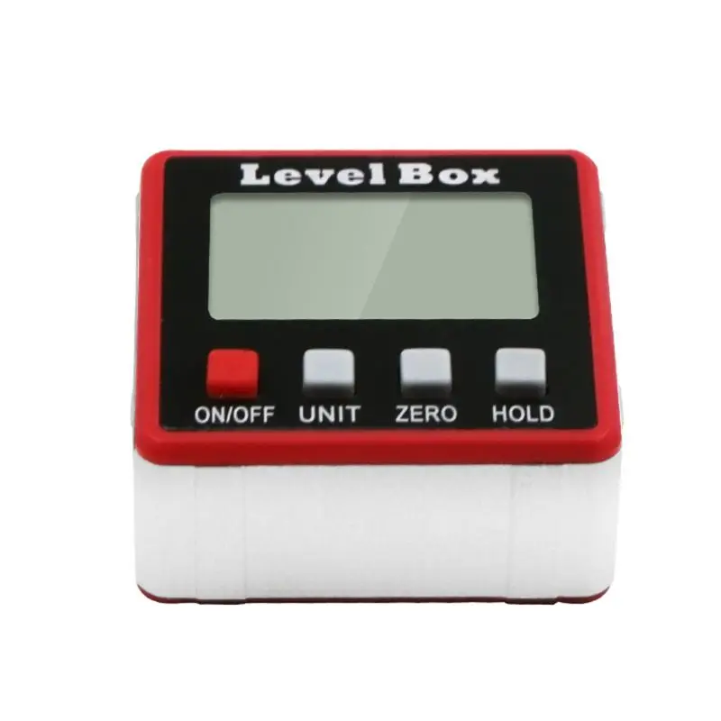  Digital Protractor Inclinometer Level Box Angle Finder Bevel Box w/ Magnet Base