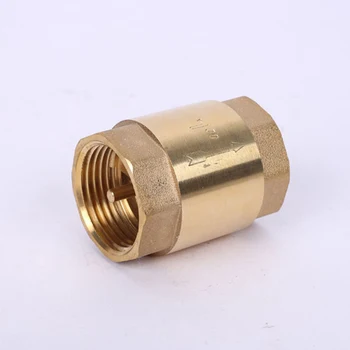 

Brass In-line Spring Check Valve Thread One Way Check Valve for Liquid Gas LB88