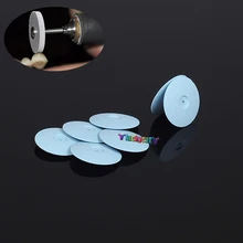 50 шт. Фирменная Новинка Стоматологическая лаборатория полировка колеса боры силиконовые полировальные диски грубая Синяя