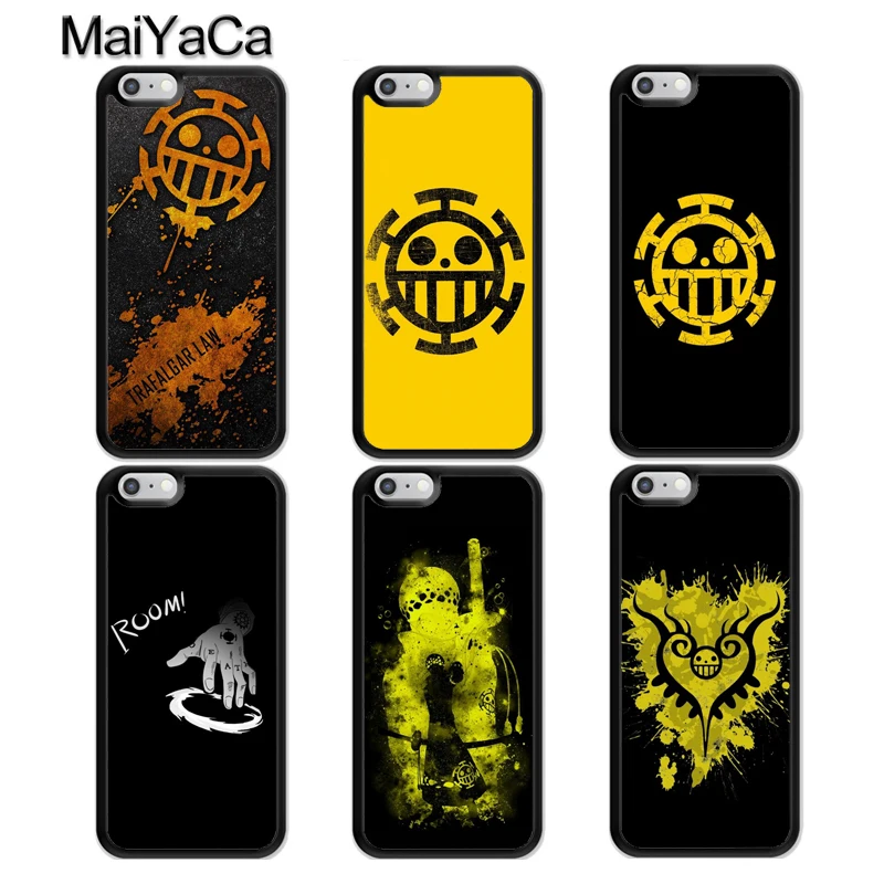 

MaiYaCa One Piece Trafalgar Law Logo Phone Case For iphone 11 Pro MAX X XR XS MAX 6 6S 7 8 Plus 5 5S TPU Back Cover Fundas