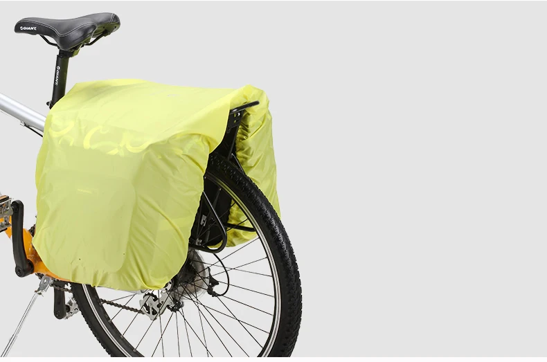 Clearance ROSWHEEL Bicycle Carrier Bag 30L Rear Rack Trunk Bike Luggage Back Seat Pannier Two Double Bags Outdoor Cycling Saddle Storage 1 10
