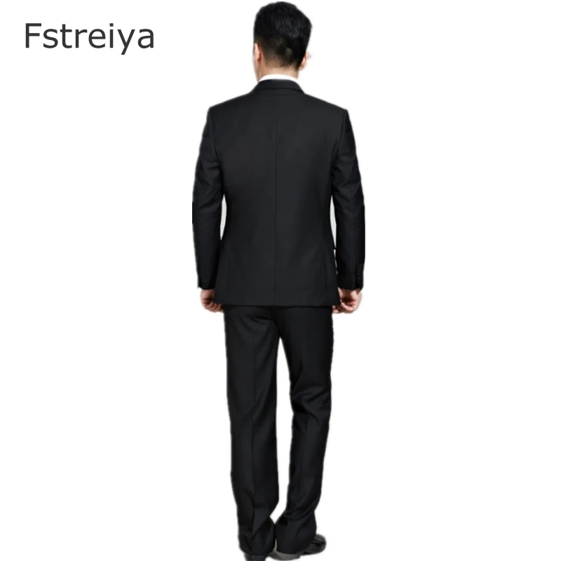 Custom made 100%wool men slim fit suits with pants customized men clothes coustume homme tailored suit for groom wedding 2pieces