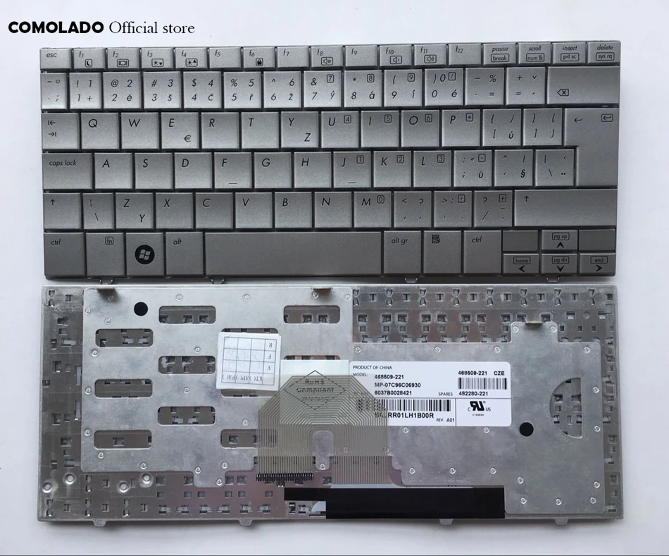 CZ Czech  Keyboard For HP MINI 2144 2140 2133 laptop silver Keyboard CZ Layout