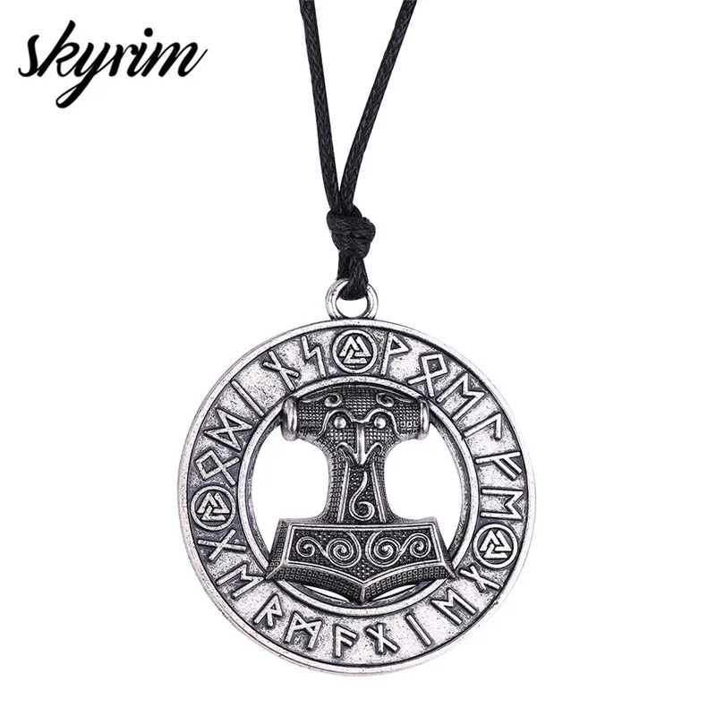 Skyrim славянский мьельнир Тора молот подвеска в виде топора Бога Перуна ожерелья