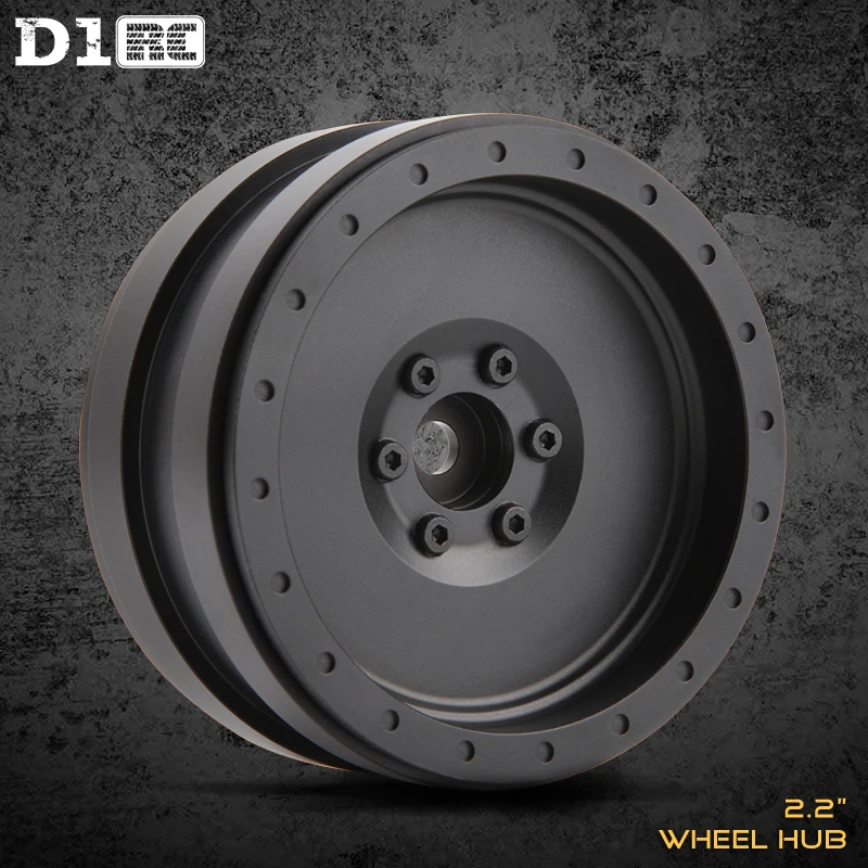 

4pcs D1RC 2.2 Inch Metal Wheel Rim Hub Simulation RC Crawler Car Hub For Traxxas TRX-4 TRX4 RC4WD D90 D110 TF2 Axial SCX10 90046