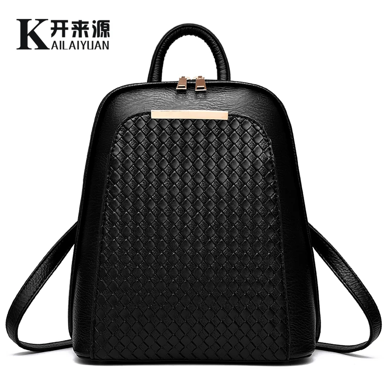 KLY 100% Genuine leather Women backpack 2018 New Tide female backpack spring summer students fashion casual Korean women bag KLY 100% Genuine leather Women backpack 2018 New Tide female backpack spring summer students fashion casual Korean women bag
