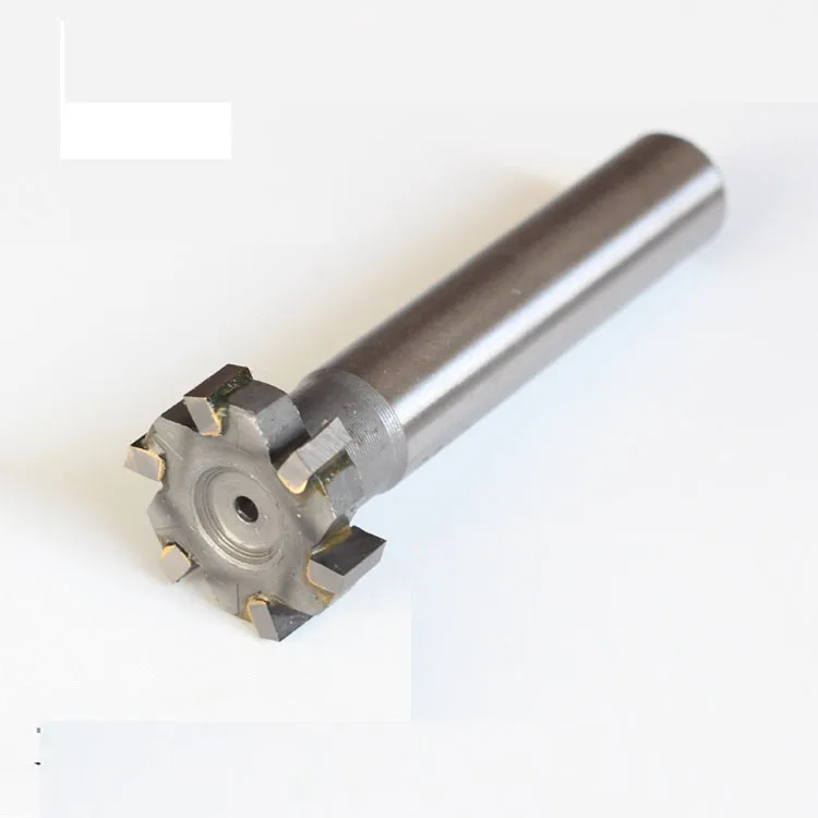 12mm* 3-4-5-6-8-10-12mm 7pcs Petiole 10mm YG8 Carbide T slot Milling cutter Processing Stainless steel cast iron, Aluminum, Etc