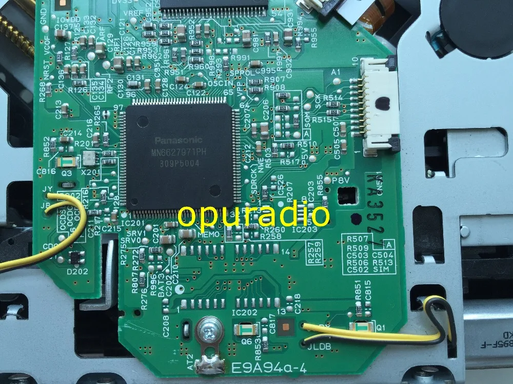 Panasonic Matsushita single CD drive loader PCB E9A 10Pin connector for 2009-2013 Toyota VENZA CD player MP3 A518AA AC AD car Radio Bluetooth 86120-0T090 0T100 0T070   (3)