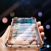 

Anti-knock soft TPU case for Samsung Galaxy Note 8 S9 plus shockproof phone case Crystal Case For Samsung Galaxy S8 plus