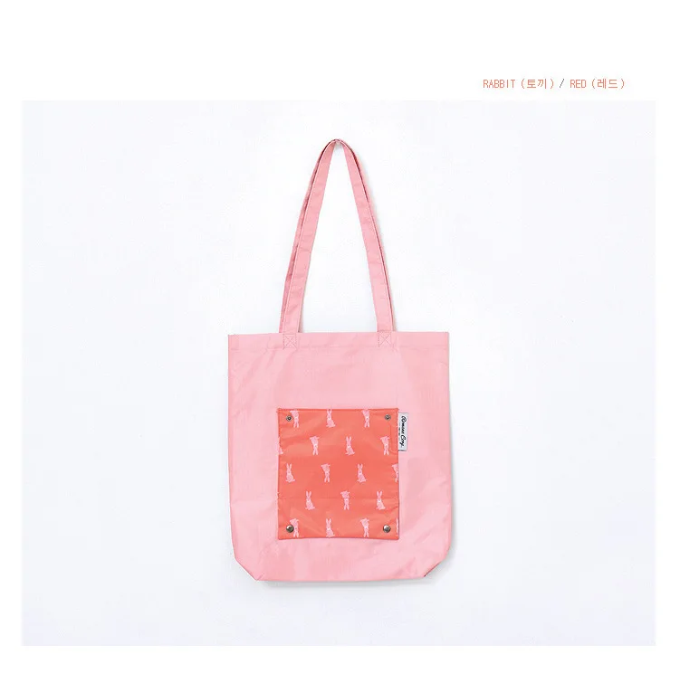 Coloffice для девочек, Корейская Милая многофункциональная большая емкость, наполнение, продукт для девочек, сумка для хранения, сумка для покупок, школьная сумка, 1 шт - Цвет: pink