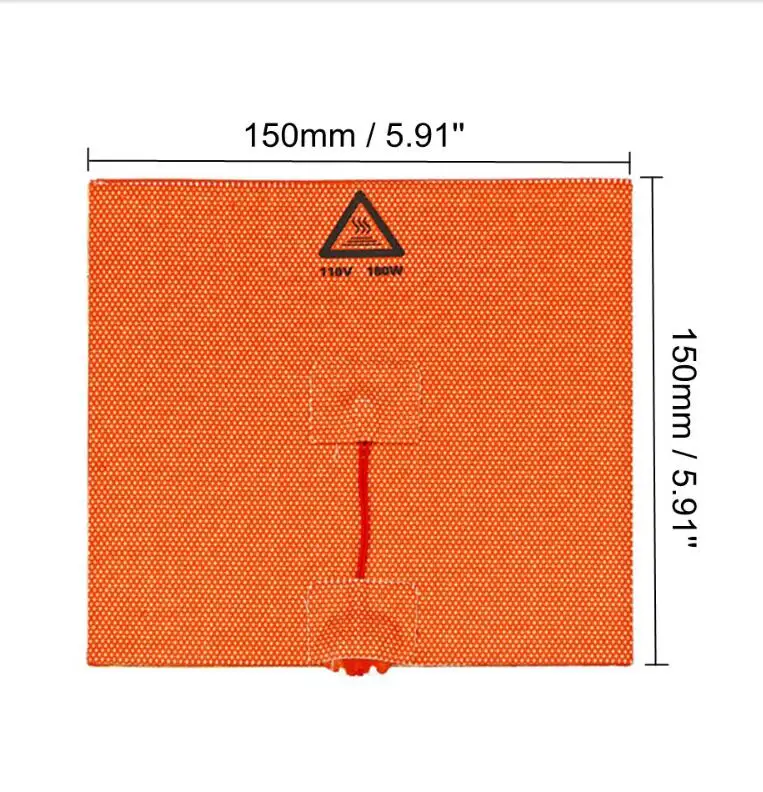 SWMAKER 110 V/220 V 180 w 150*150mm силиконовый Подогрев кровать грелки для 3D-принтера с NTC 100 K& Клей-220 V