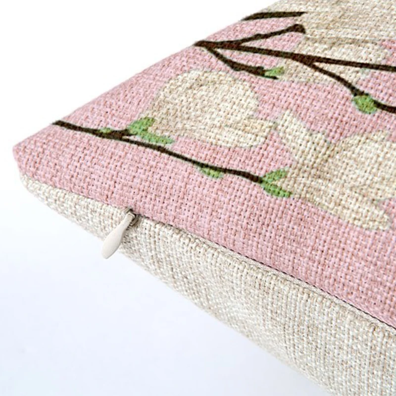 Retro Fresh Painted Magnolia Linen cotton cushion Plum Home Decor Pillow Decoraiive Sofa Throw Pillows 7 styles Retro Fresh Painted Magnolia Linen cotton cushion Plum Home Decor Pillow Decoraiive Sofa Throw Pillows 7 styles