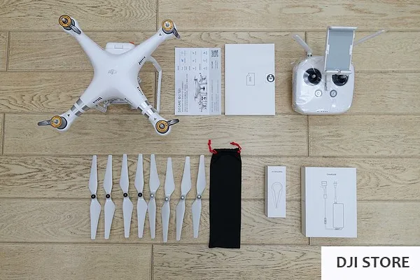 Freeshipping DJI Phantom 3 Advanced Drone With 2 Battery With HD 1080p Camera And 3 Axis Gimbal Rc Helicopter