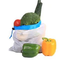 12 хранилище ПК сумки многоразовый шнурок сумки Эко-дружественных для фруктов и овощей, Бакалея сумка для хранения игрушек покупок