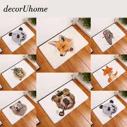 DecorUhome водостойкий коврик мультфильм Животные медведь Лев Кухня Rugs ковры для спальни декоративными коврики для лестницы домашнего декора