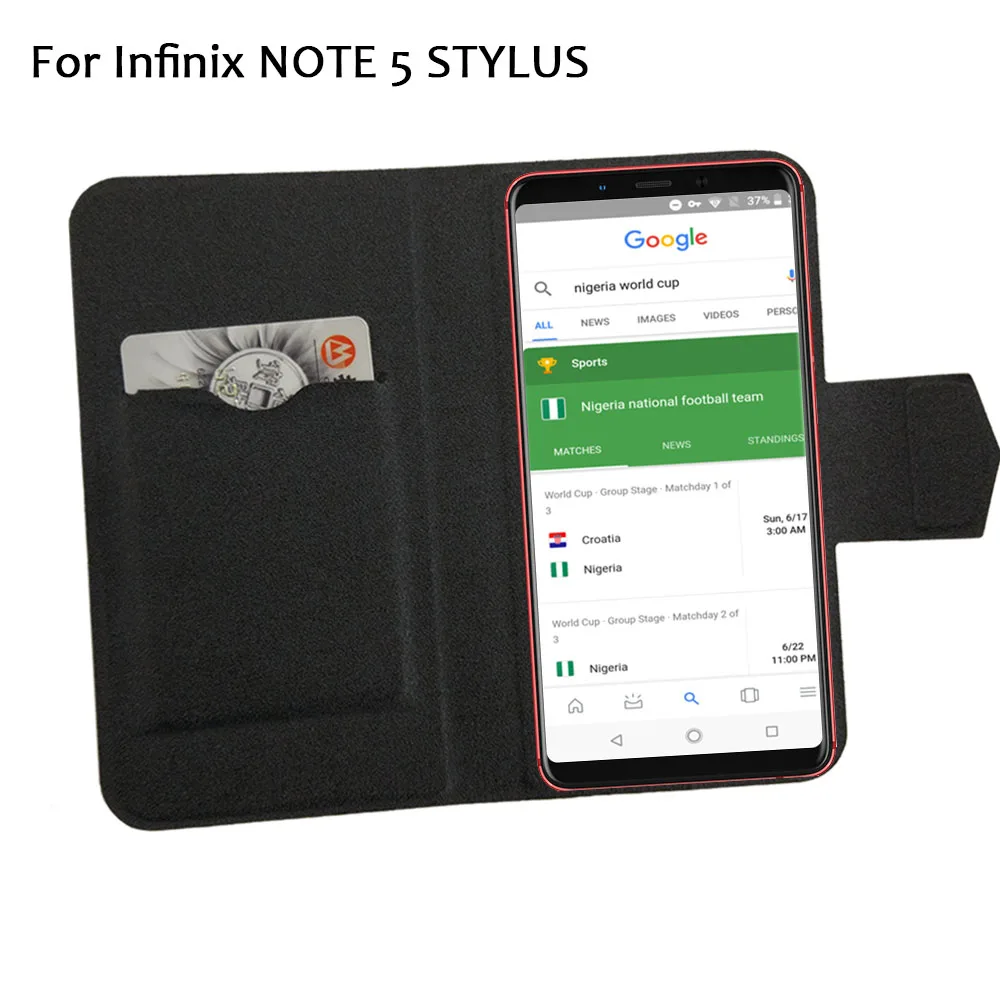 

5 Colors Hot! Infinix NOTE 5 STYLUS Case Phone Leather Cover,Factory Price Protective Full Flip Stand Leather Phone Shell Cases