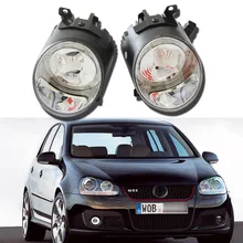 2 шт. автомобильный противотуманный светильник из овечьей шерсти, Светодиодный дневной ходовой светильник, головной светильник, внешний светильник для Volkswagen Golf 5 GTI Amarok Jetta Scirocco