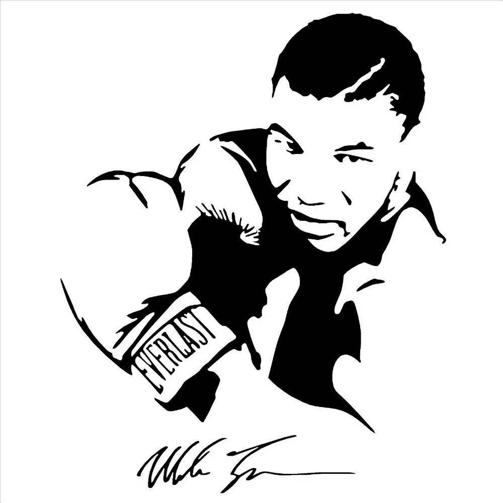 Mike-Tyson-Boxer-3D-Wall-Sticker-Vinyl-Art-Decal-Decor-Poster-Mural