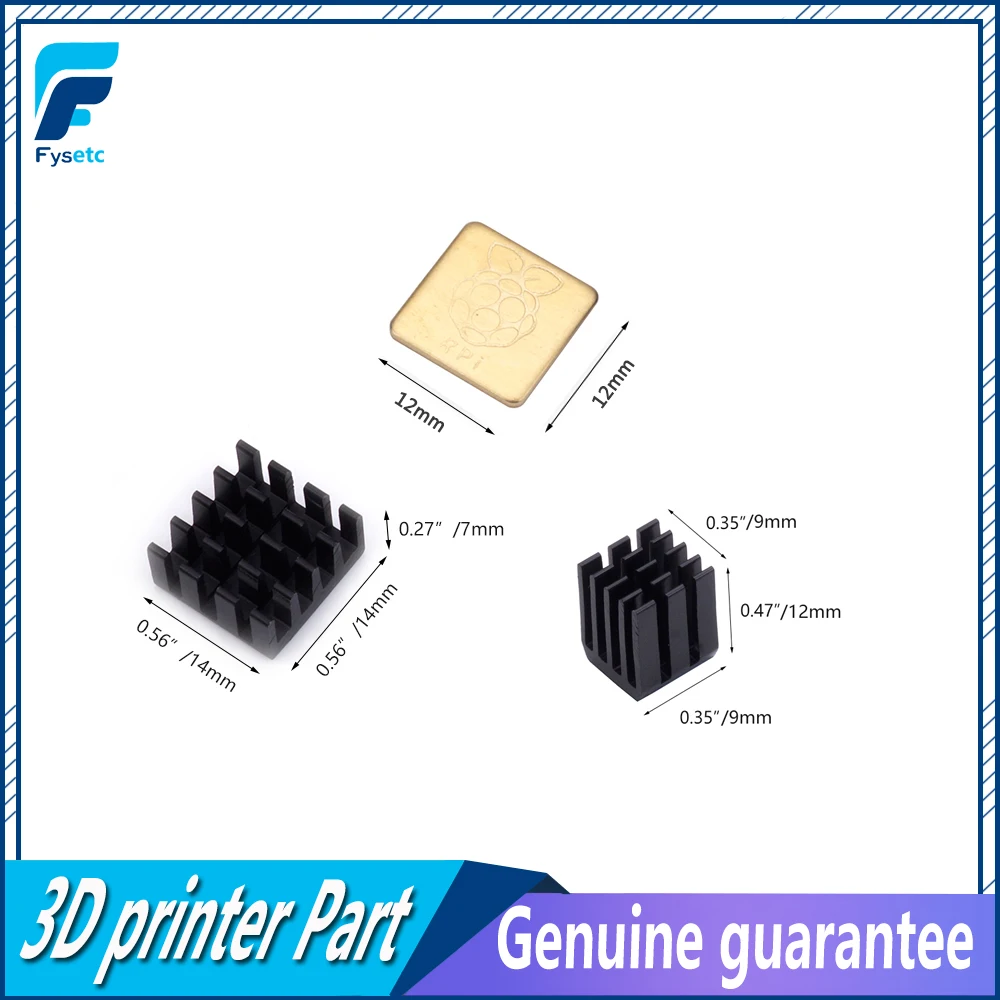B+ 10SET Aluminum Heat Sink Copper Heatsink For Raspberry Pi 3 Model B Pi 2