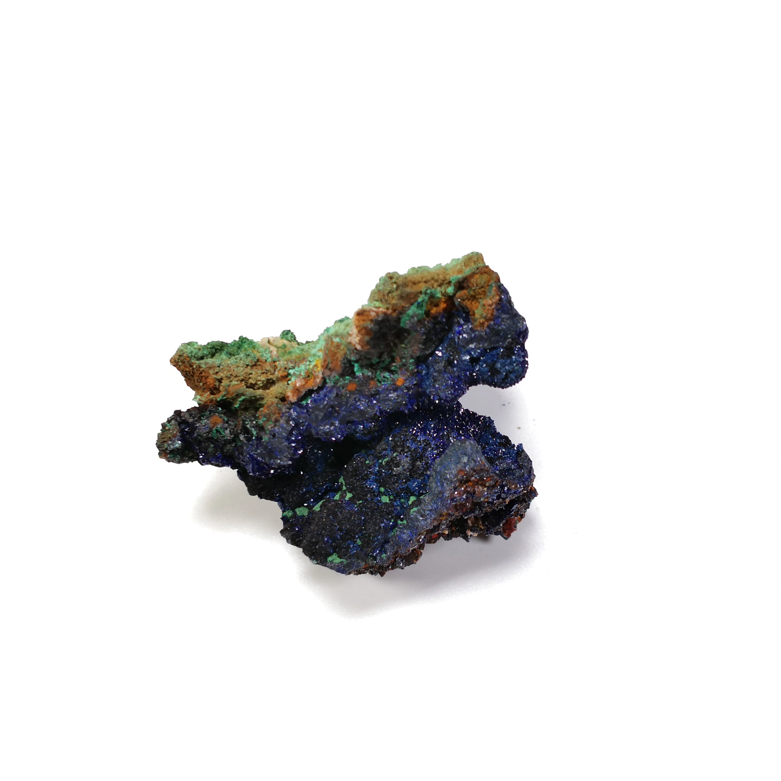 

54.5g NATURAL malachite azurite ore crystal specimens C2-32