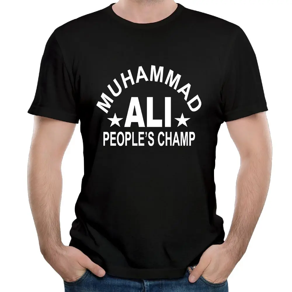 Мухаммед Али поклонников Для мужчин футболка Camiseta топы хлопок Повседневное