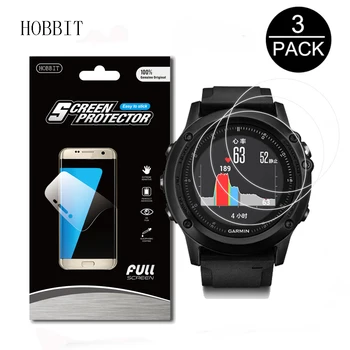 

3Pack For Garmin Fenix 3 HR Full Coverage Soft TPU Screen Protector Covered Full Screen Smartwatch Film for fenix 3