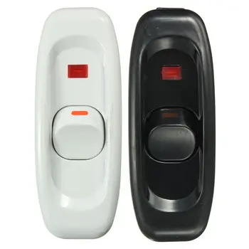 

2 Colors Optional Table Lamp 110 250V Desk Light On/Off Indicator Cord Switch Inline LED