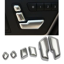 AUDEW хромированная кнопка регулировки сиденья для Mercedes-Benz E-EW212 w218 CLS X166 GL класс Кнопка регулировки двери стиль