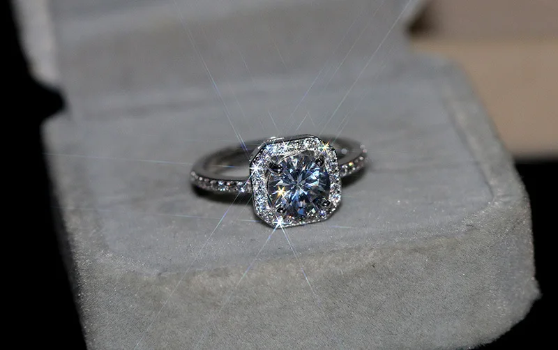Новые богемные антикварные серебряные кольца квадратный палец кольца с камнями для женщин оптовая продажа ювелирных изделий Аксессуары