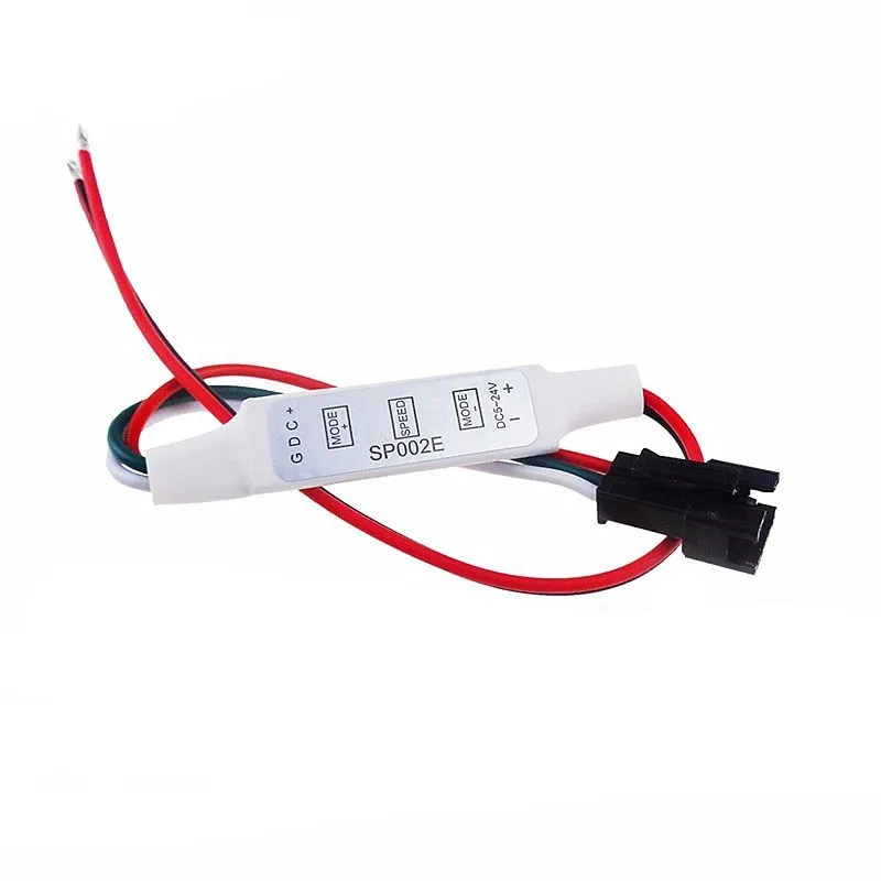 DC5 24V WS2811 WS2812B UCS1903 SK6812 полноцветный контроллер пикселей мини 3key светодиодной