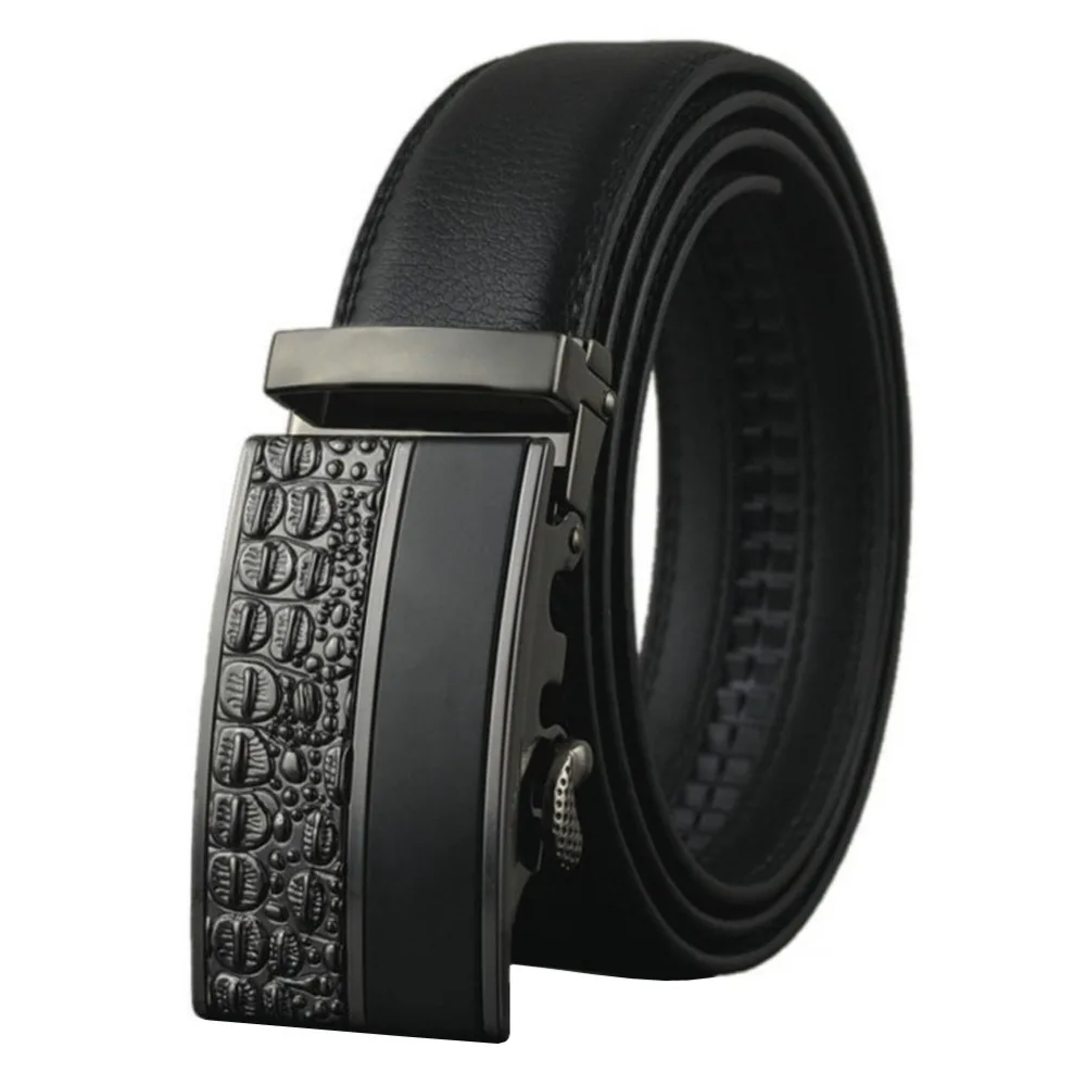 Buy Black Brown 38" 54" Real Leather Ratchet Belts for