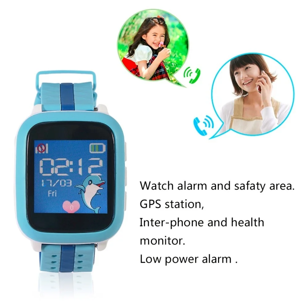 Smart Phone GPS Watch Children Kid Wristwatch DS18 GSM GPS WiFi Locator Tracker Anti-Lost Smartwatch Child Support SOS Remote