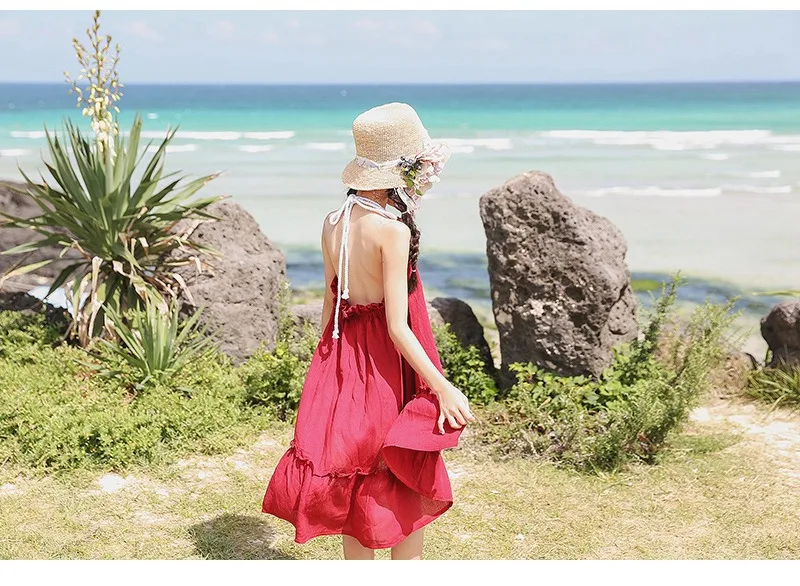 teenage girl beach dress s108-15