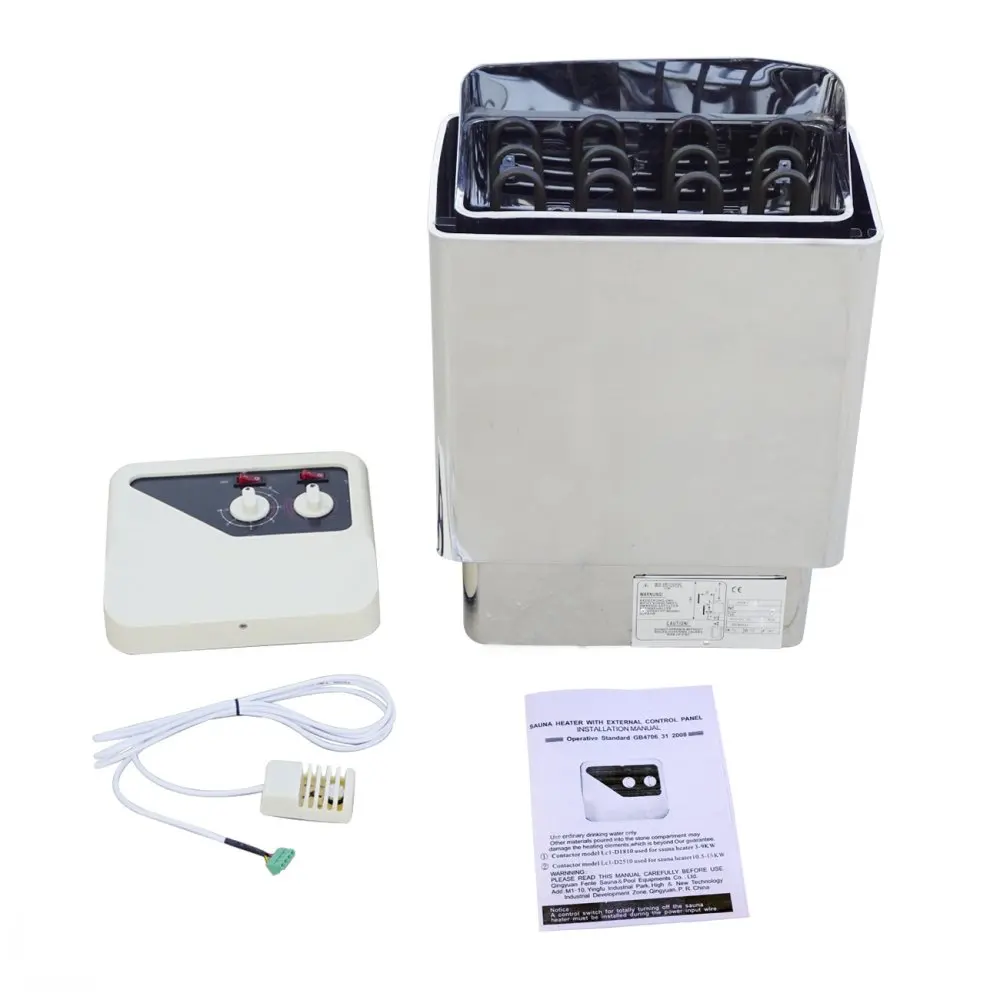 

110V 6KW Dry Sauna Stove Heater Tool Temperature Controller Spa Home US 20%Off