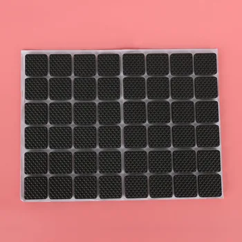

48 Pcs Non-slip Self Adhesive Furniture Rubber Table Chair Feet Pads Round Square Sofa Chair Leg Sticky Pad Floor Protectors Mat