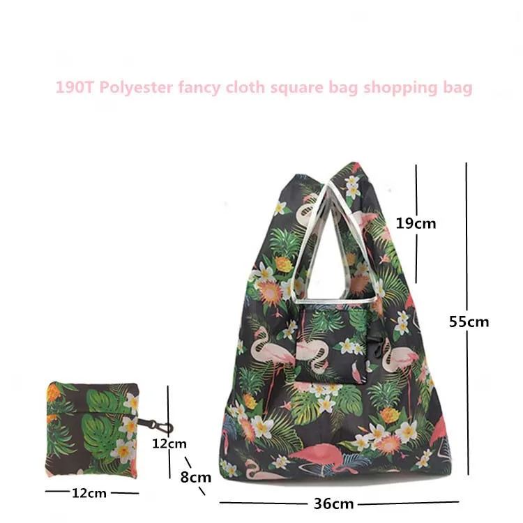 Мультяшная Водонепроницаемая Складная Сумка-тоут, легкая сумка для покупок, модная большая износостойкая многоразовая сумка для покупок