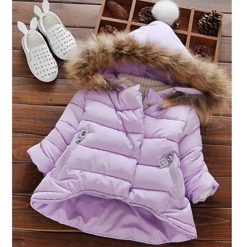 Зимнее теплое пальто для маленьких девочек Детская верхняя одежда парки для мальчиков куртки для девочек пуховое пальто для маленьких мальчиков куртка для малышей Детская одежда - Цвет: Style Seven